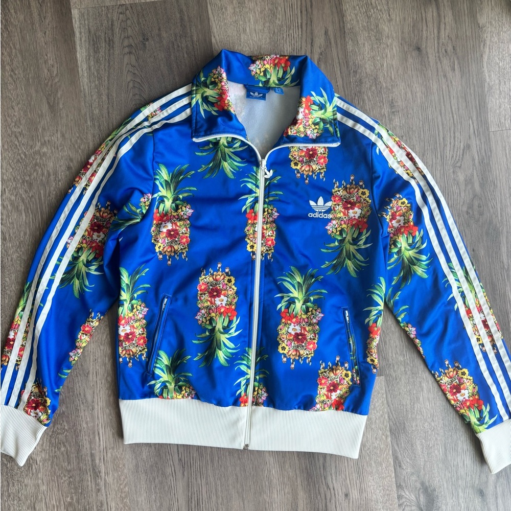 Rare Adidas x Farm Rio Floral Pineapple Track Jacket - Picture 2 of 9